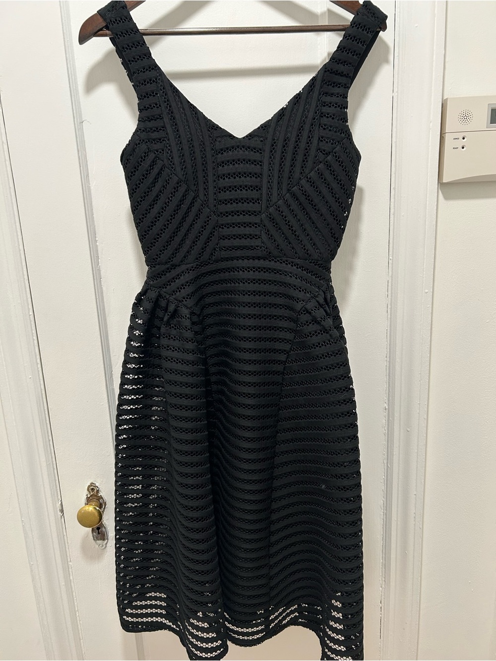 Studio Black Sleeveless Midi Fit-and-Flare Dress